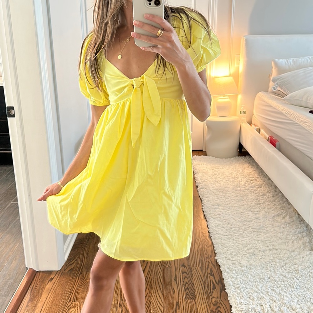 Never Worn Yellow Baby Doll Dress